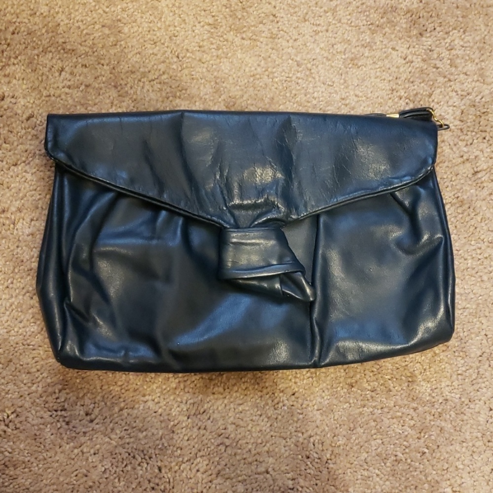 Navy Blue Vintage Clutch